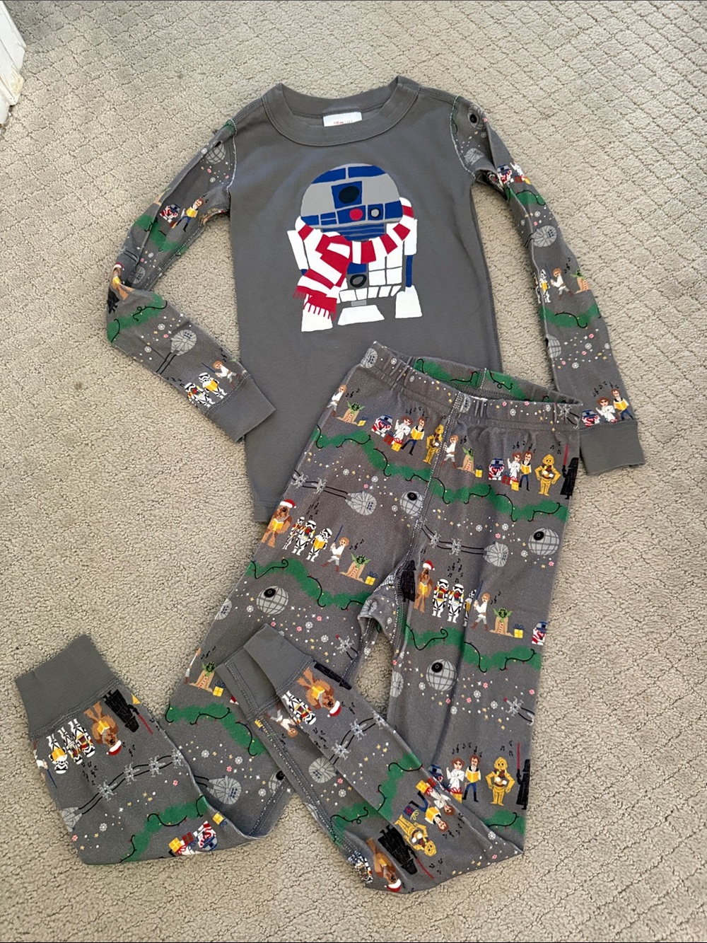 Hanna Andersson Kids Star Wars Droid Holiday Pajama Set